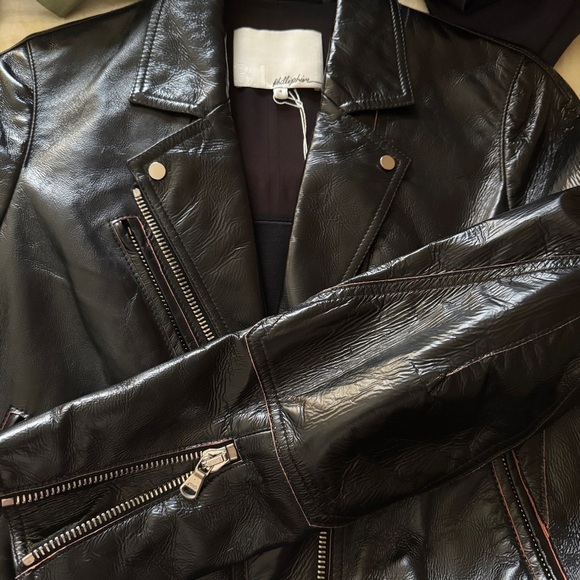 NWT 3.1 Phillip Lim motorcycle leather jacket size 4 - Picture 15 of 16